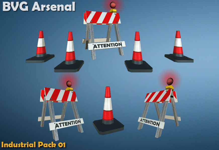 Industrial Package - HQ Low-poly 3D model_2