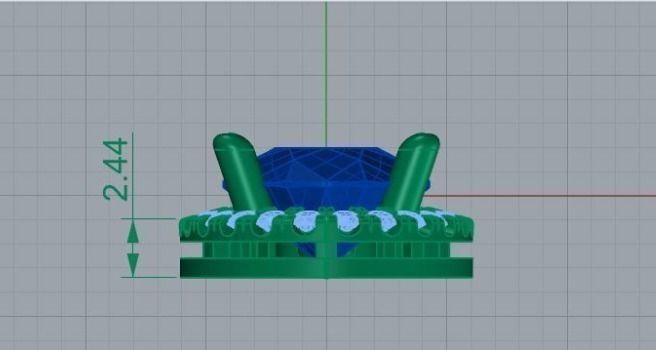 pear shape pendant 104 3D print model_2