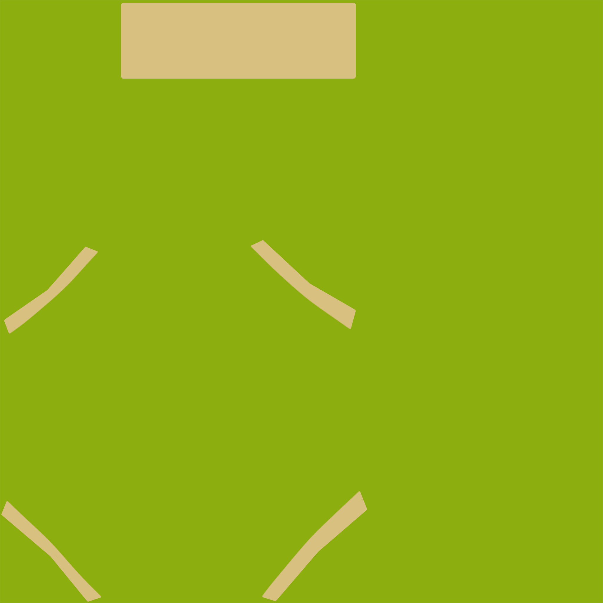 Coconut with straw 3D model_5