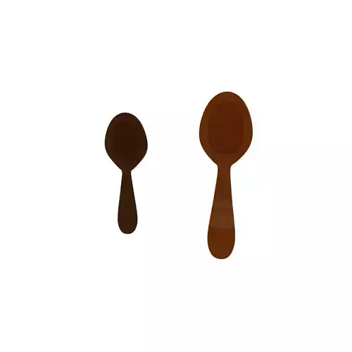 Wooden spoon 3D model