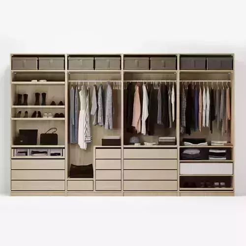 wardrobe  clothes 3D model