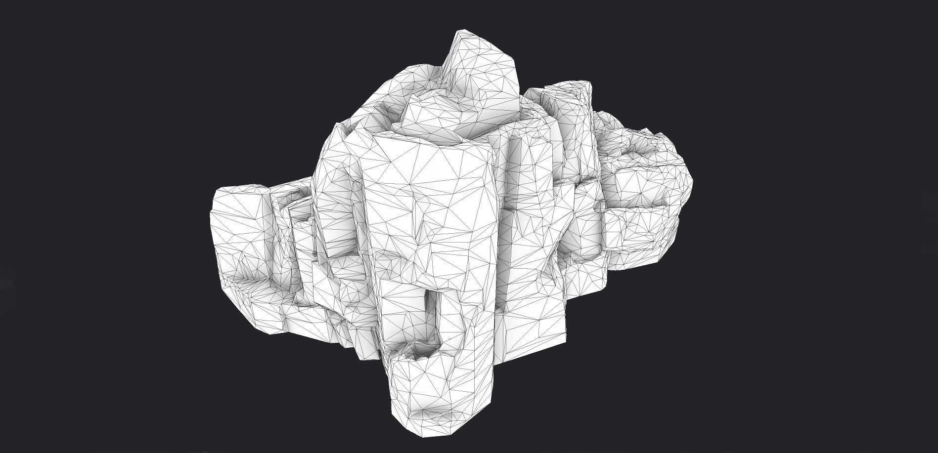 Cliff Rock 010 Low-poly 3D model_6