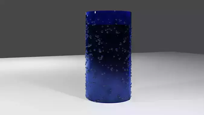 glass filled with tea Free 3D model
