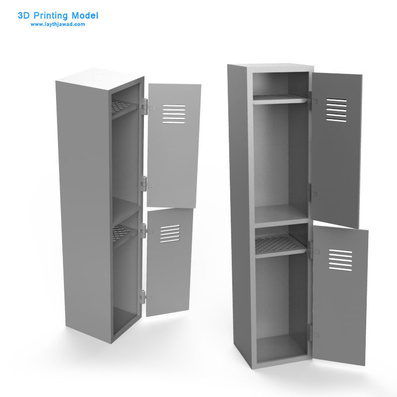 Locker tier lockers 3D print model_2