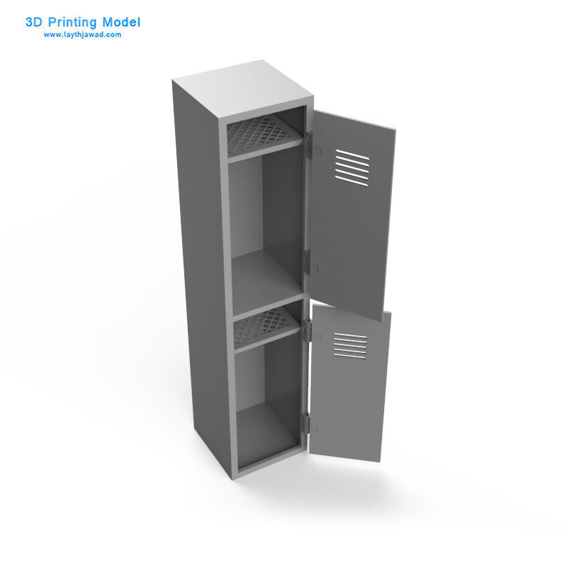 Locker tier lockers 3D print model_7