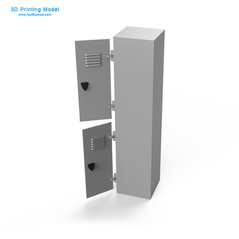 Locker tier lockers 3D print model_6
