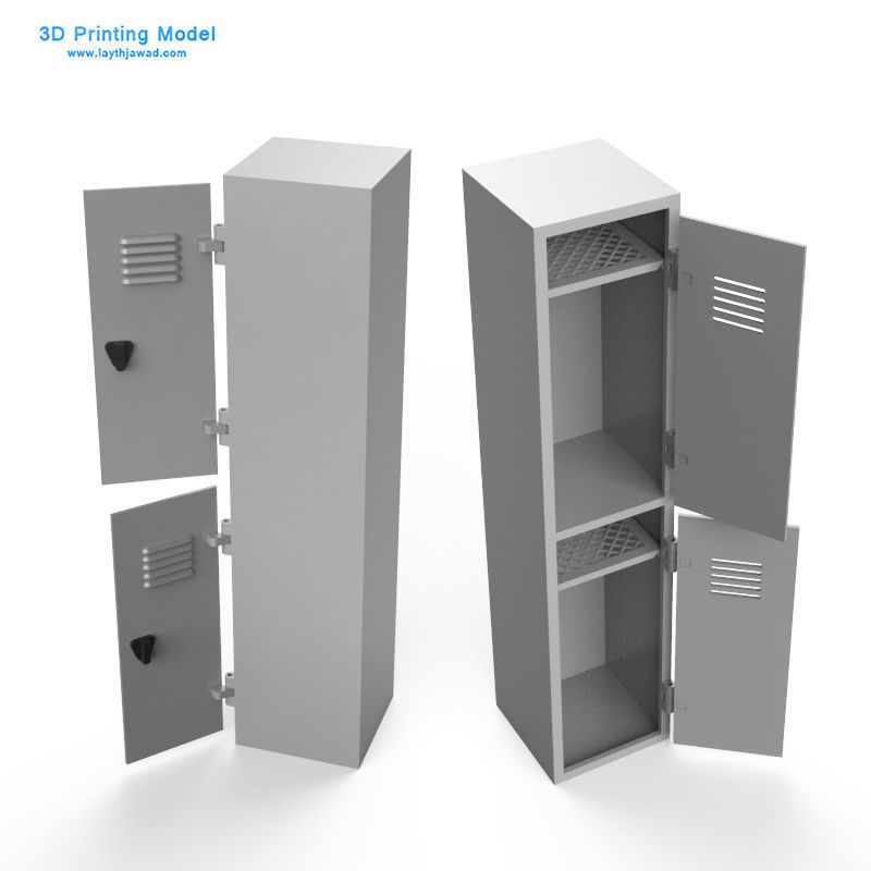 Locker tier lockers 3D print model_1