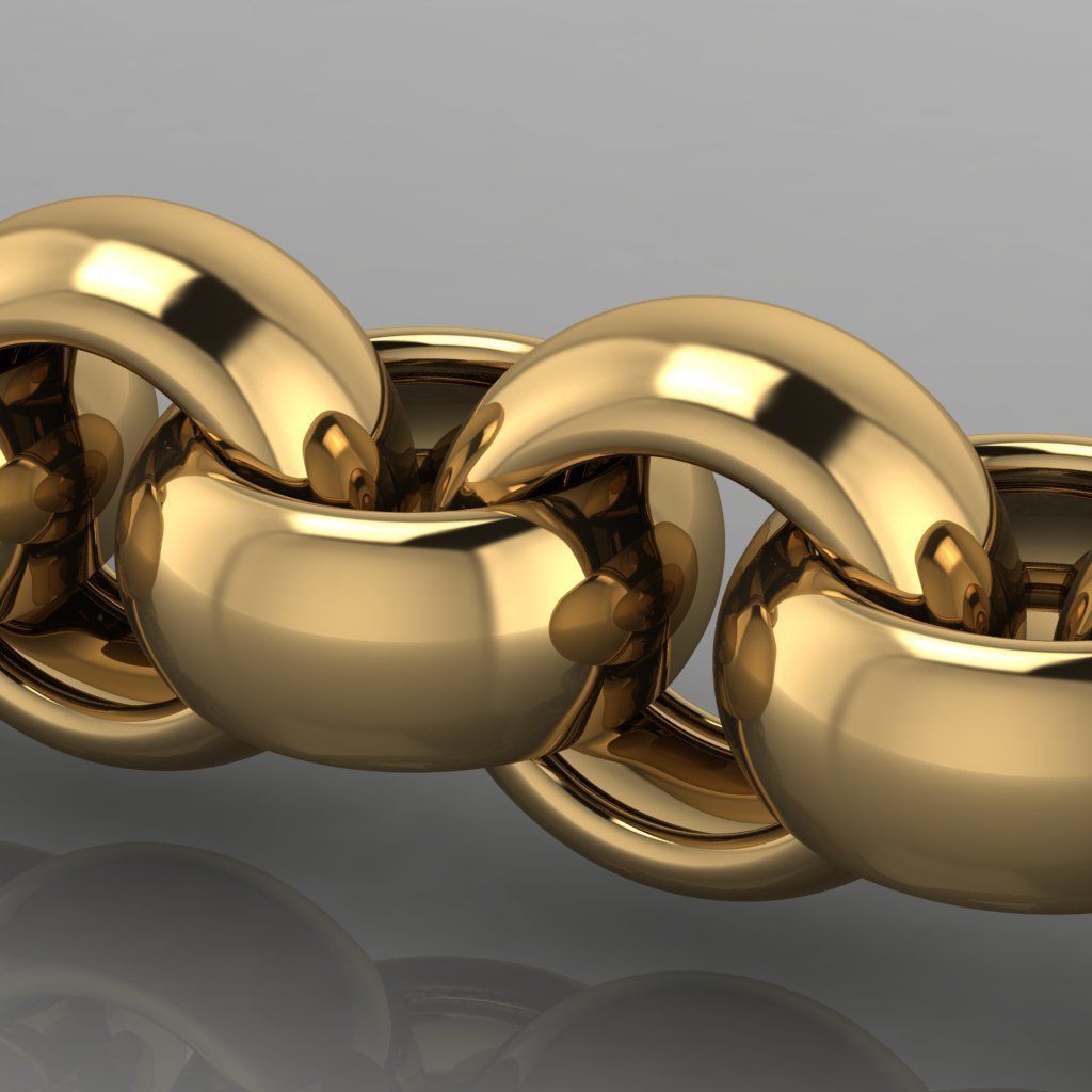 bracelet 0145 3D print model_2