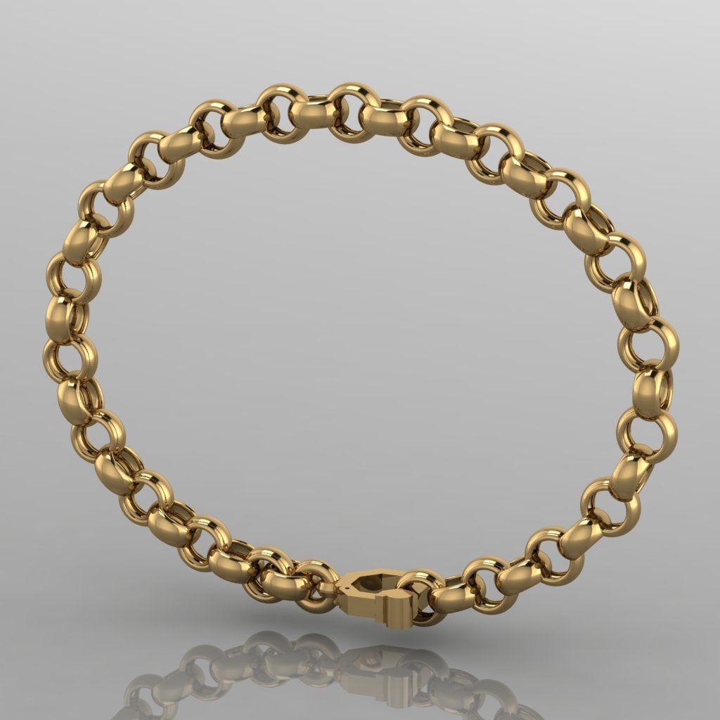 bracelet 0145 3D print model_7