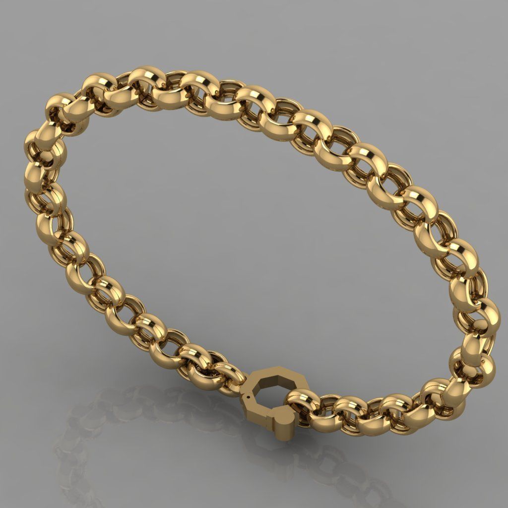 bracelet 0145 3D print model_5