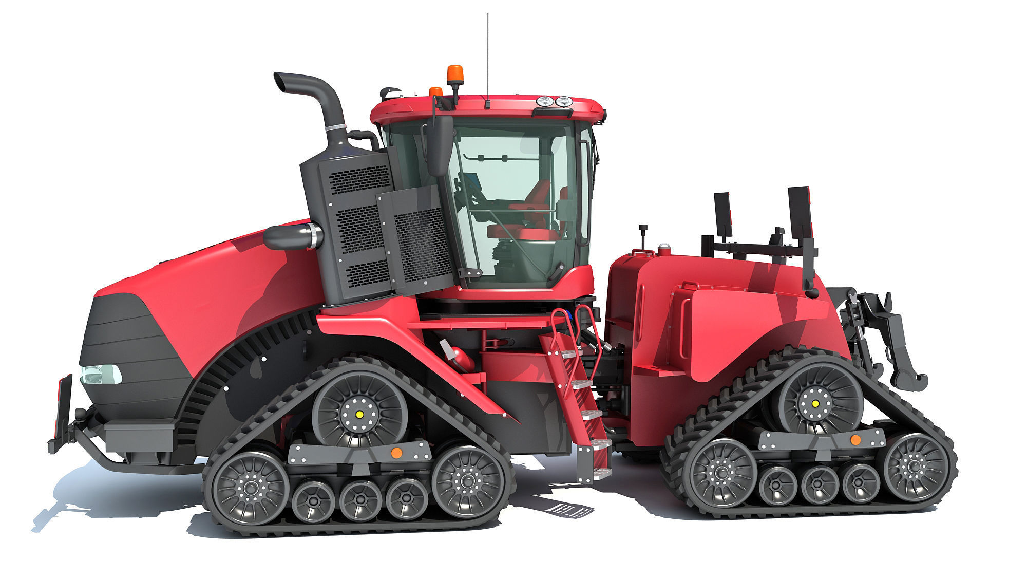 Tracked Articulated Tractor 3D model_2