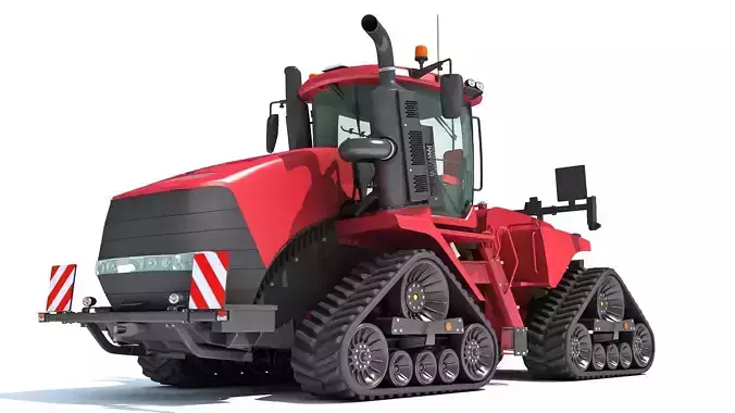 Tracked Articulated Tractor 3D model