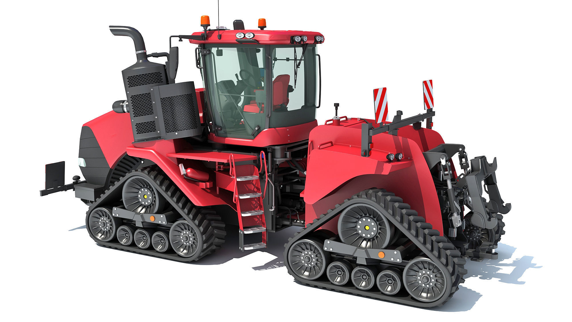 Tracked Articulated Tractor 3D model_3