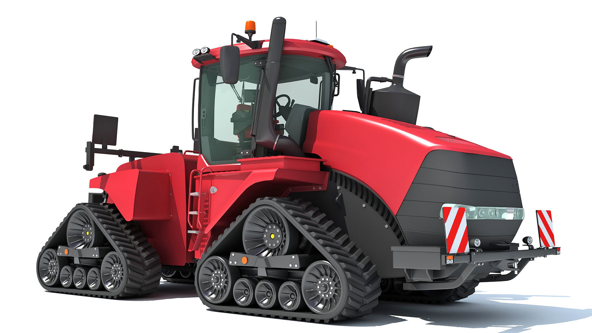 Tracked Articulated Tractor 3D model_9