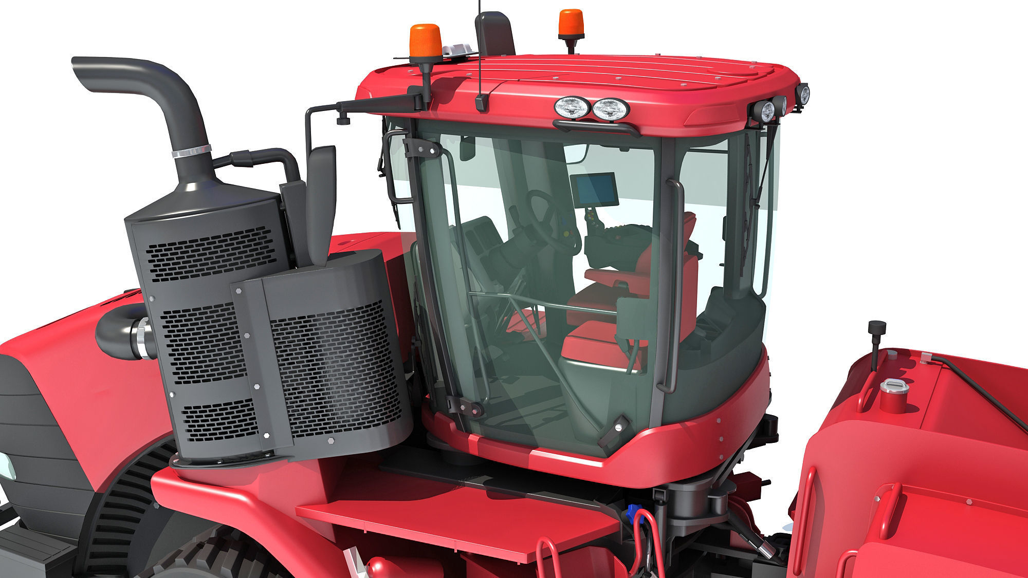 Tracked Articulated Tractor 3D model_14