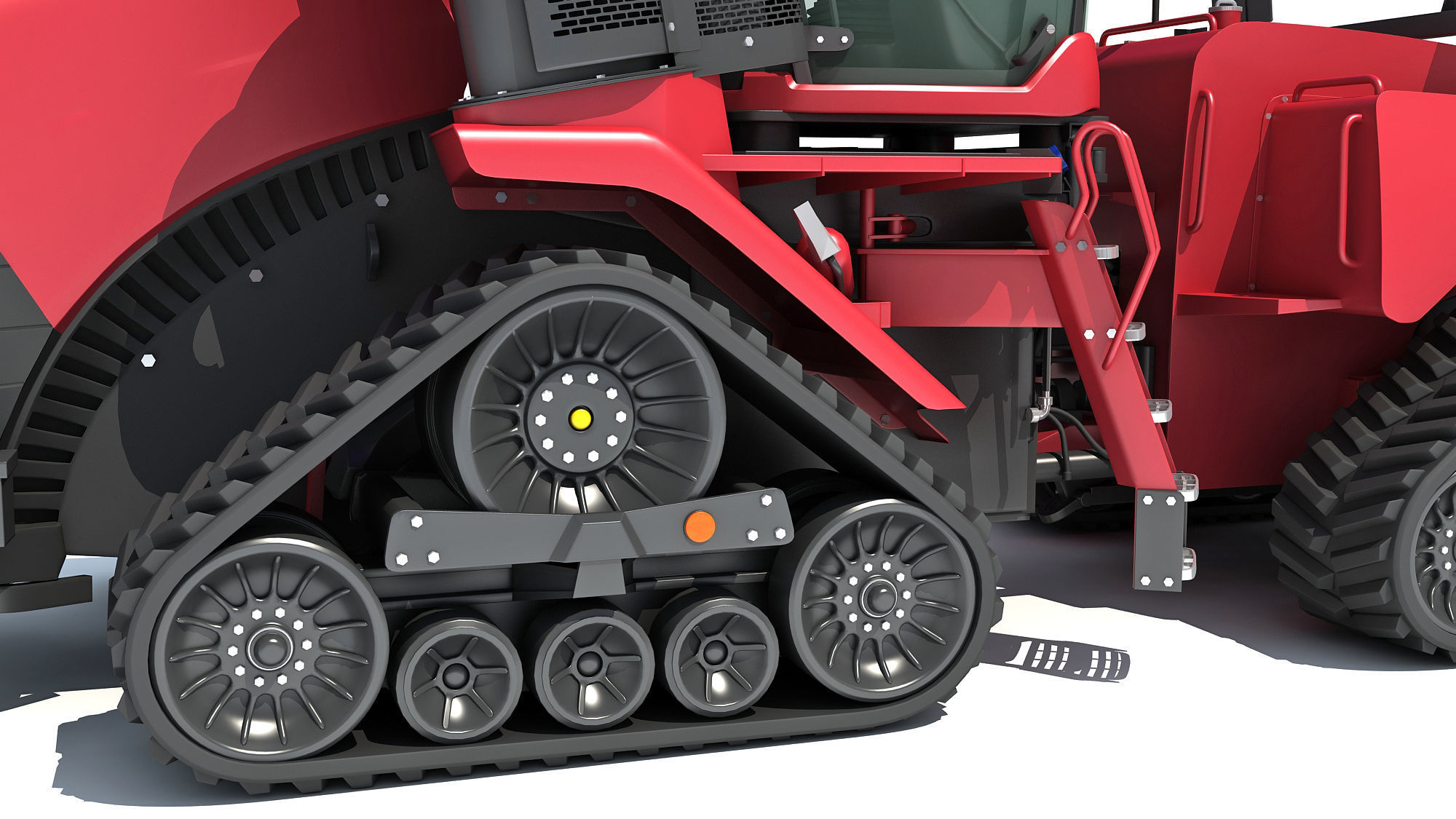 Tracked Articulated Tractor 3D model_13
