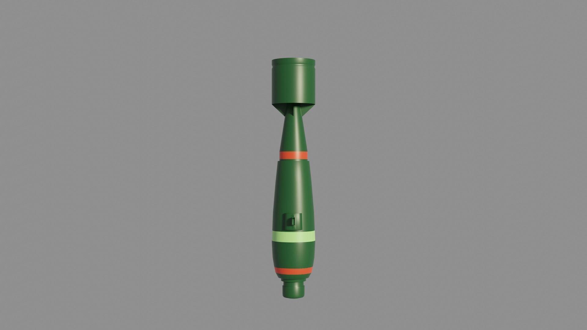 British Explosive Ordnance F 20lb Mk I bomb Low-poly 3D model_5