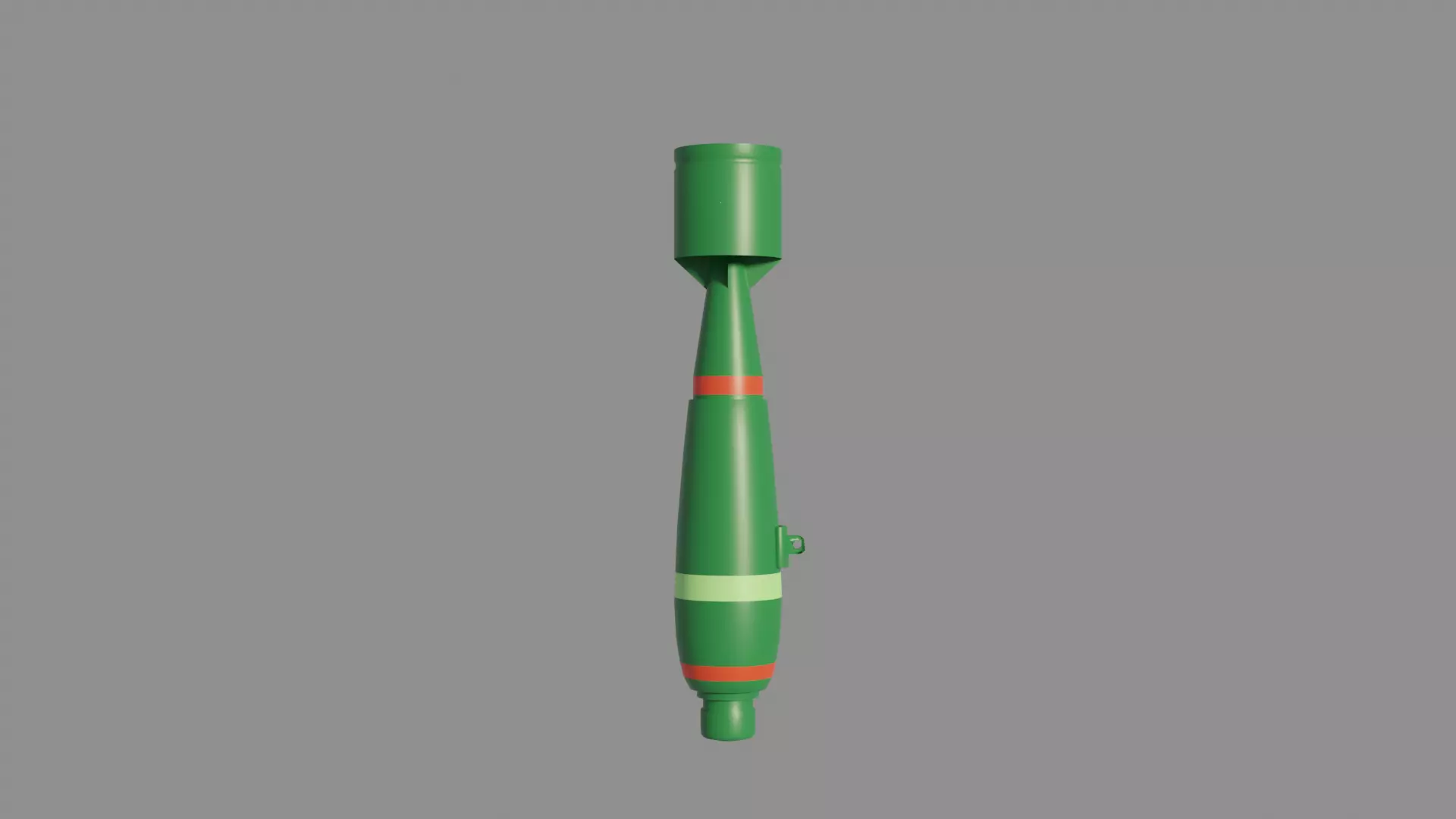 British Explosive Ordnance F 20lb Mk I bomb Low-poly 3D model_0