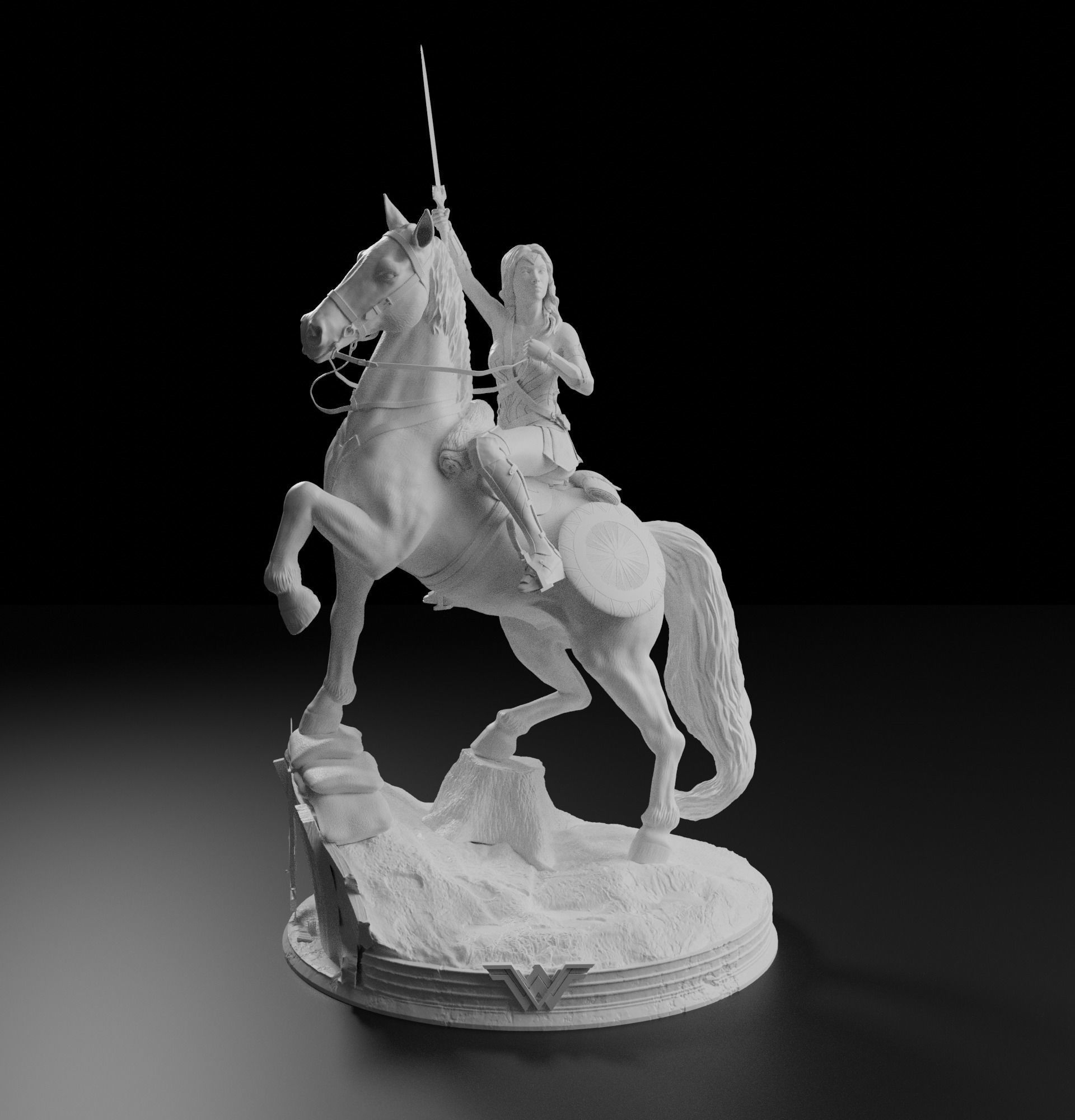 Wonder Woman Diana  World War I 3D print model_1