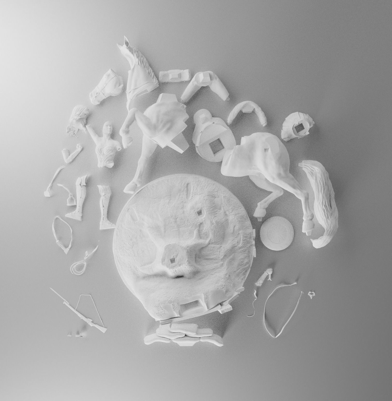 Wonder Woman Diana  World War I 3D print model_8