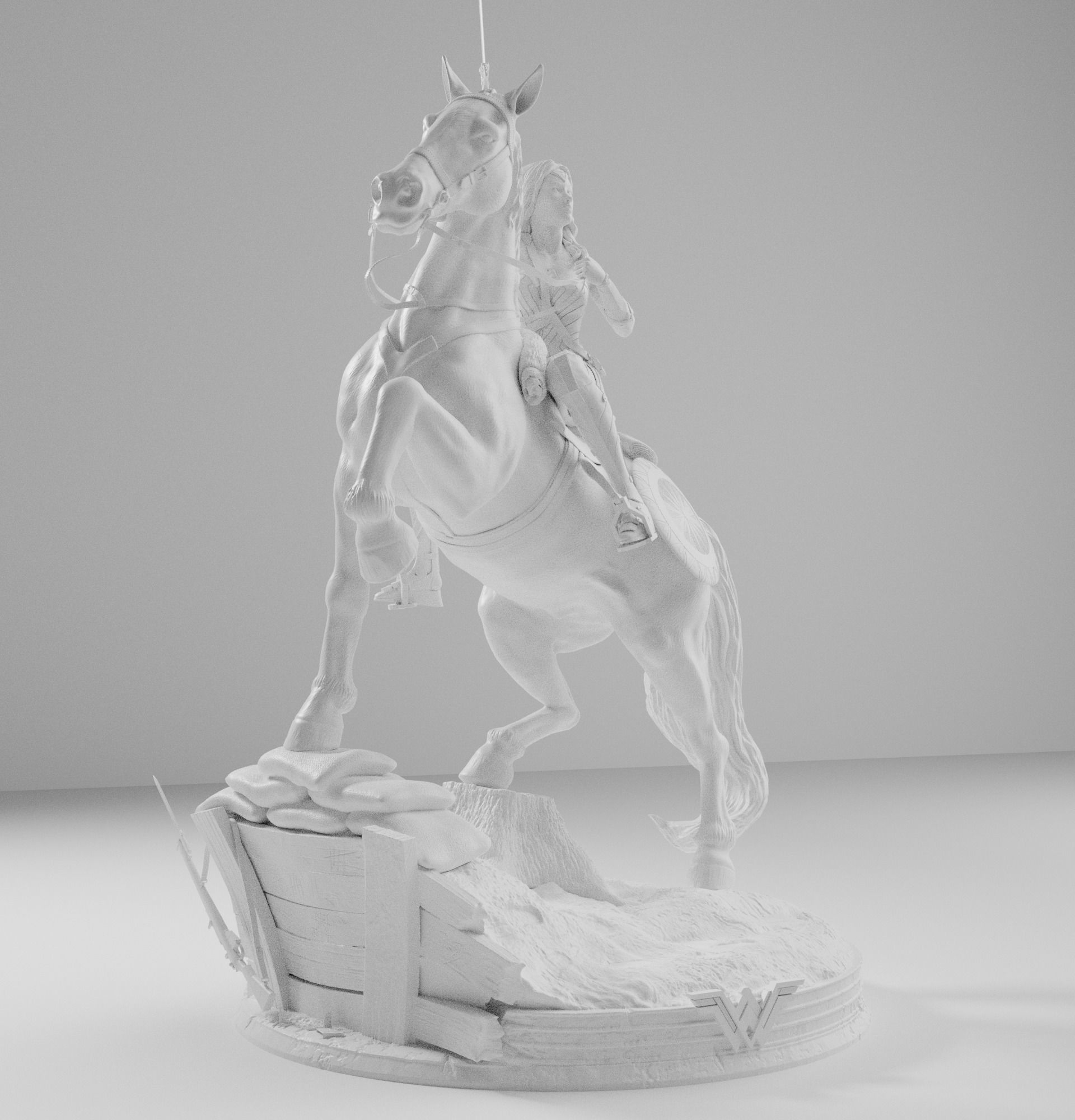 Wonder Woman Diana  World War I 3D print model_3