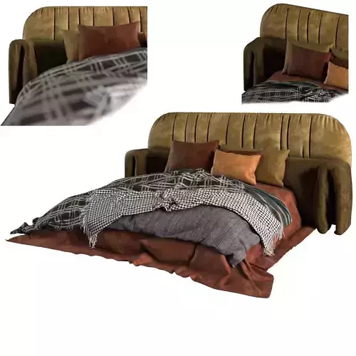 Adairs bed 3D model
