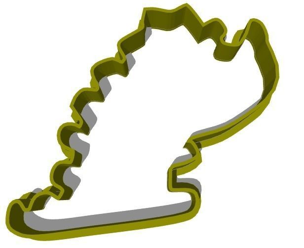 Combo 3 Dinosaur Cookie cutter 3D print model_3
