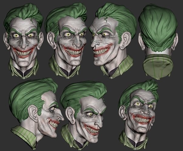 Joker keychain - STL 3D print model
