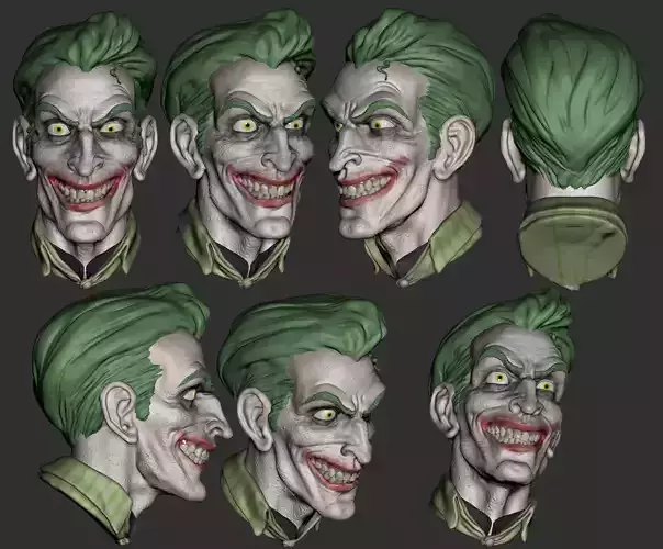 Joker keychain - STL 3D print model