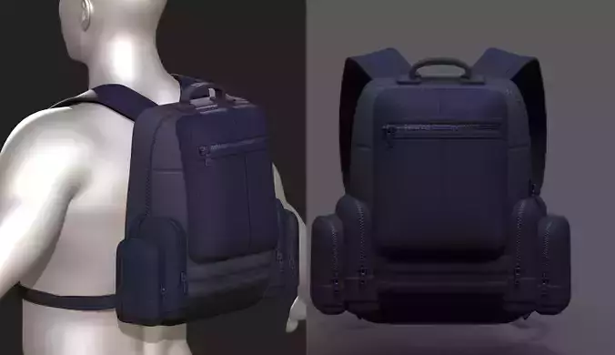 Backpack military combat soldier armor scifi Generic