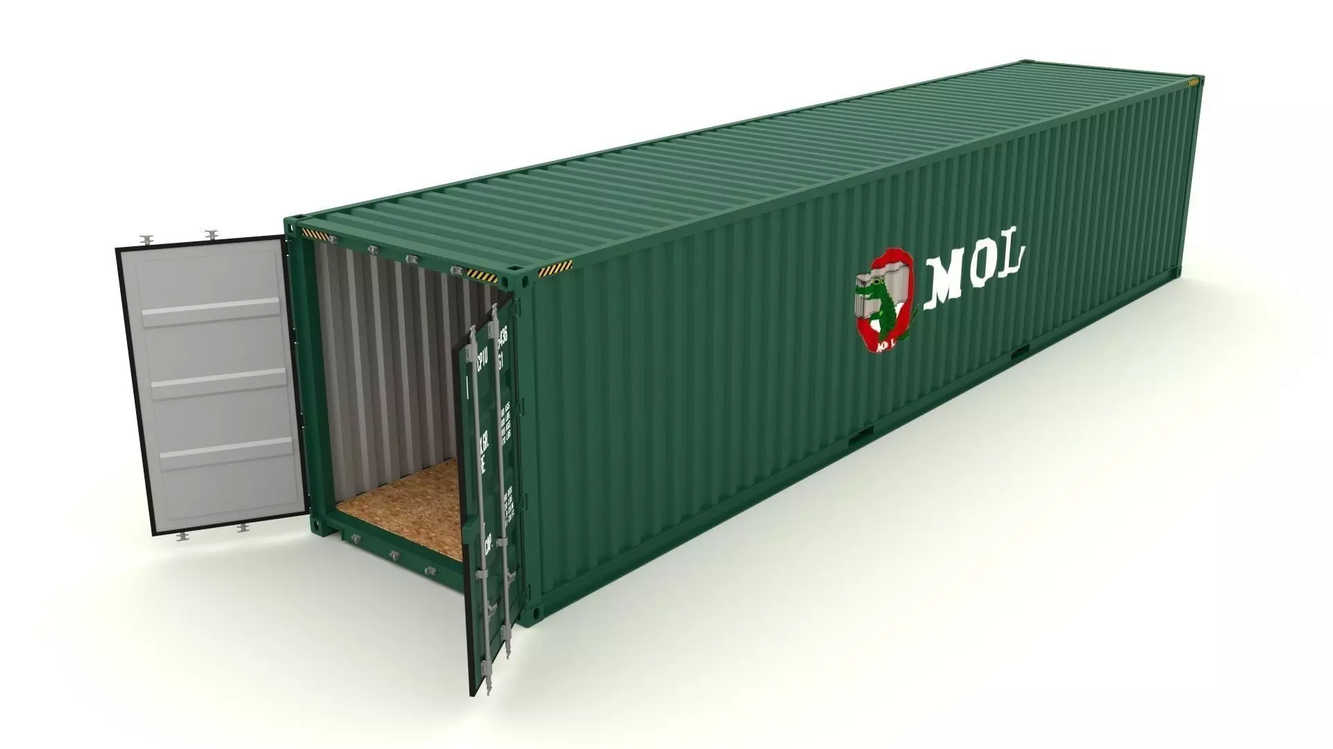 Shipping container MOL 3D model