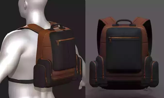 Backpack military combat soldier armor scifi Generic camp 