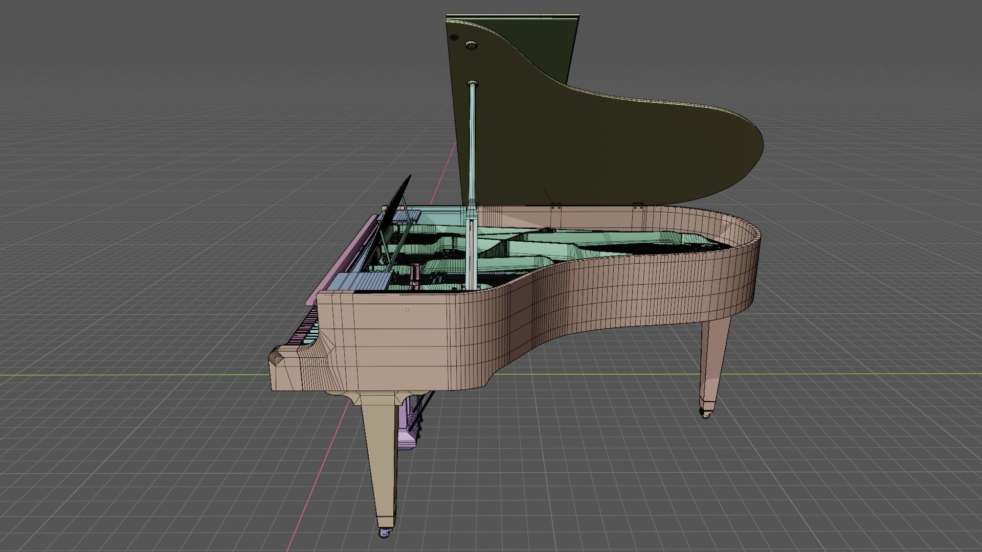 Boesendorfer Grand Piano 200 3D model_10