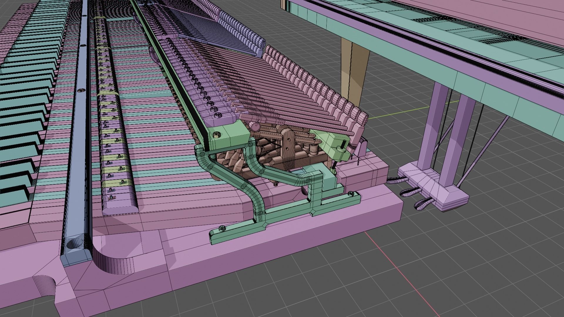 Boesendorfer Grand Piano 200 3D model_13