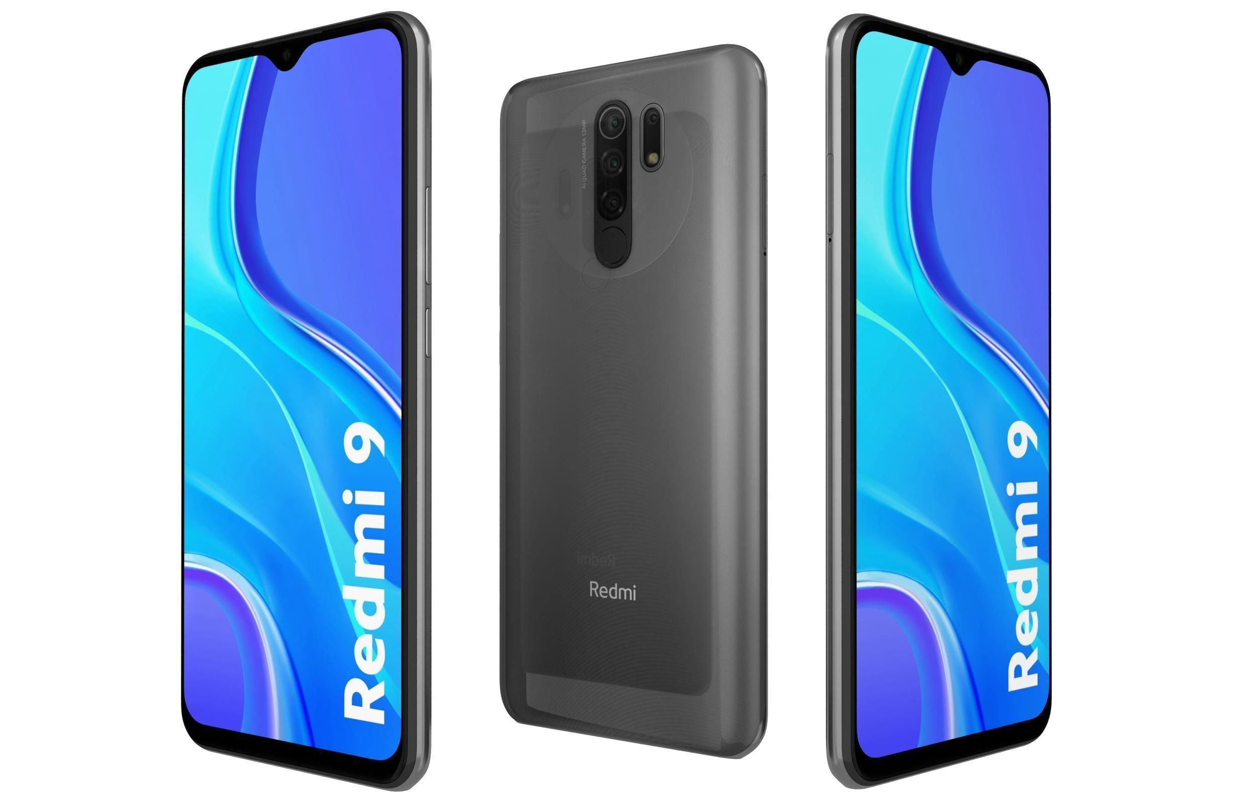 Xiaomi Redmi 9 All Colors 3D model_1