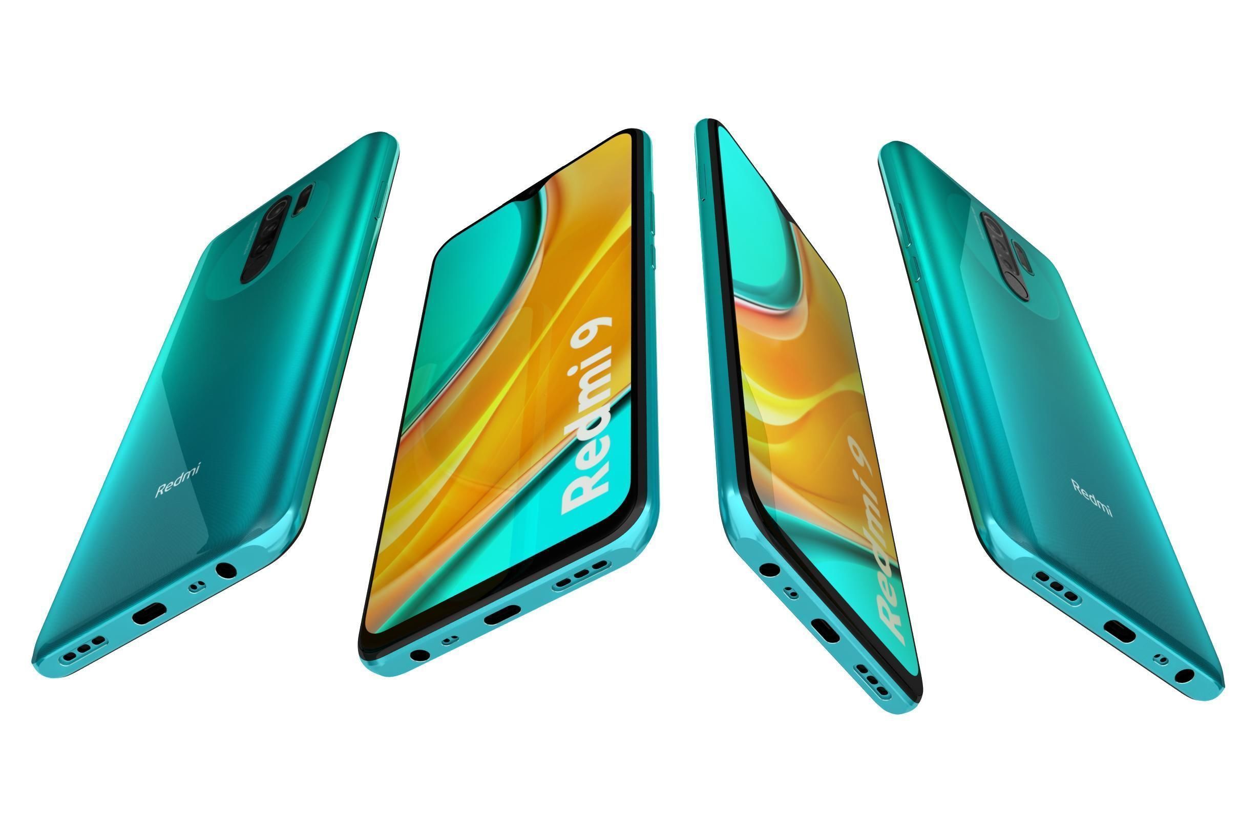 Xiaomi Redmi 9 All Colors 3D model_18