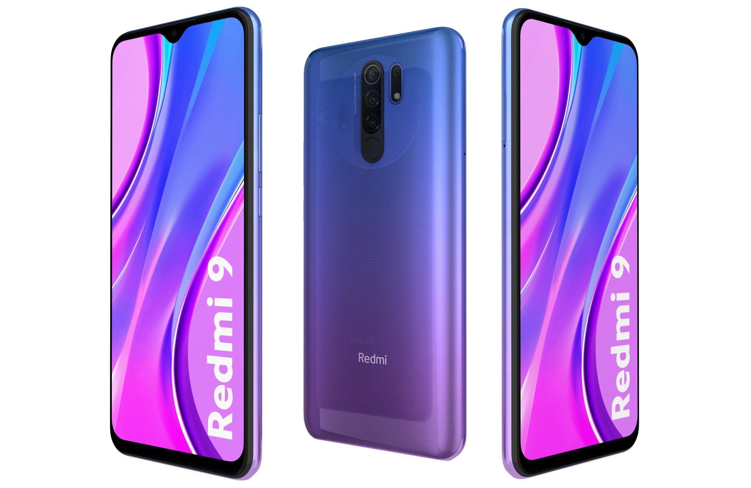 Xiaomi Redmi 9 All Colors 3D model_15