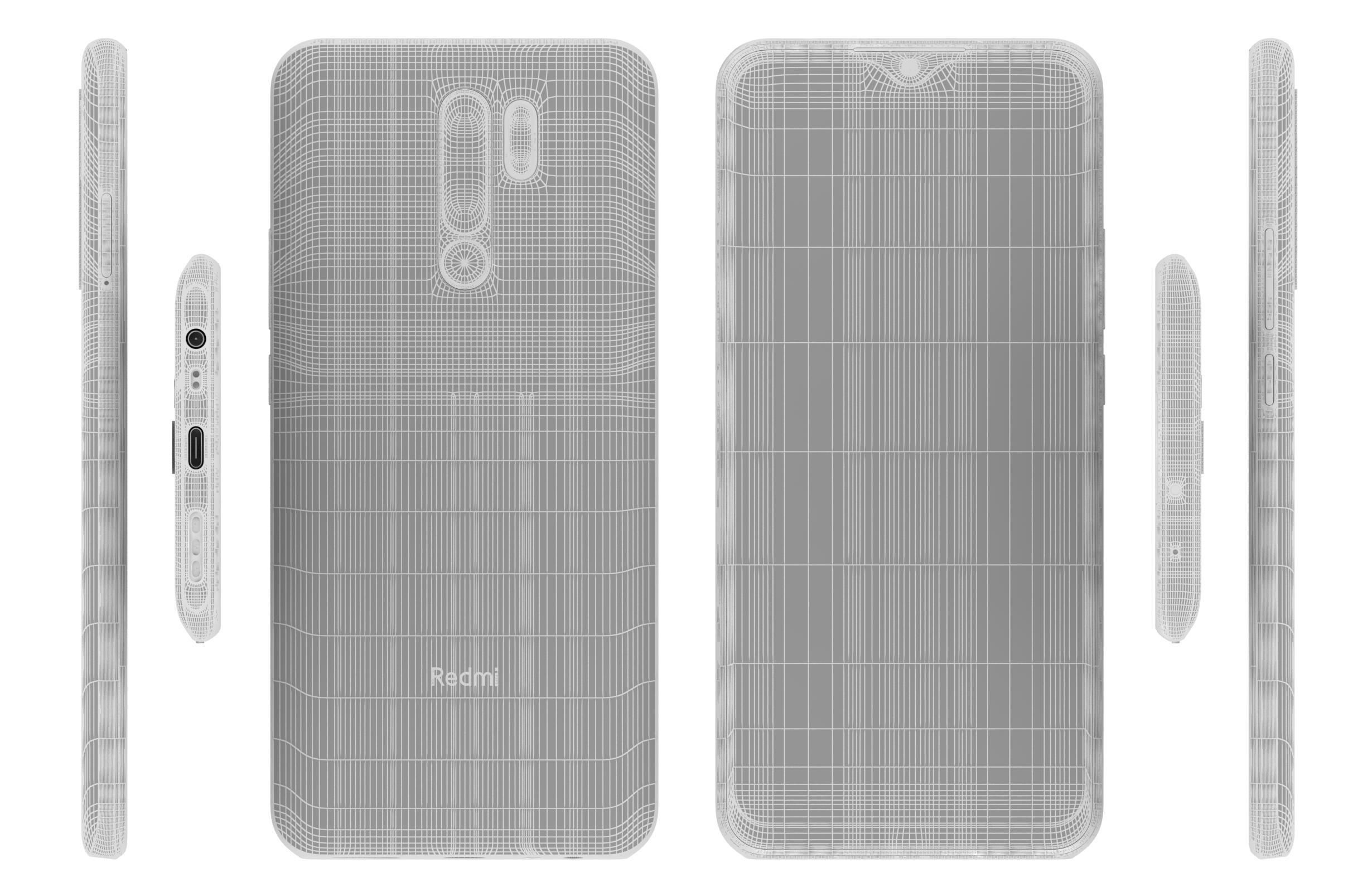 Xiaomi Redmi 9 All Colors 3D model_20