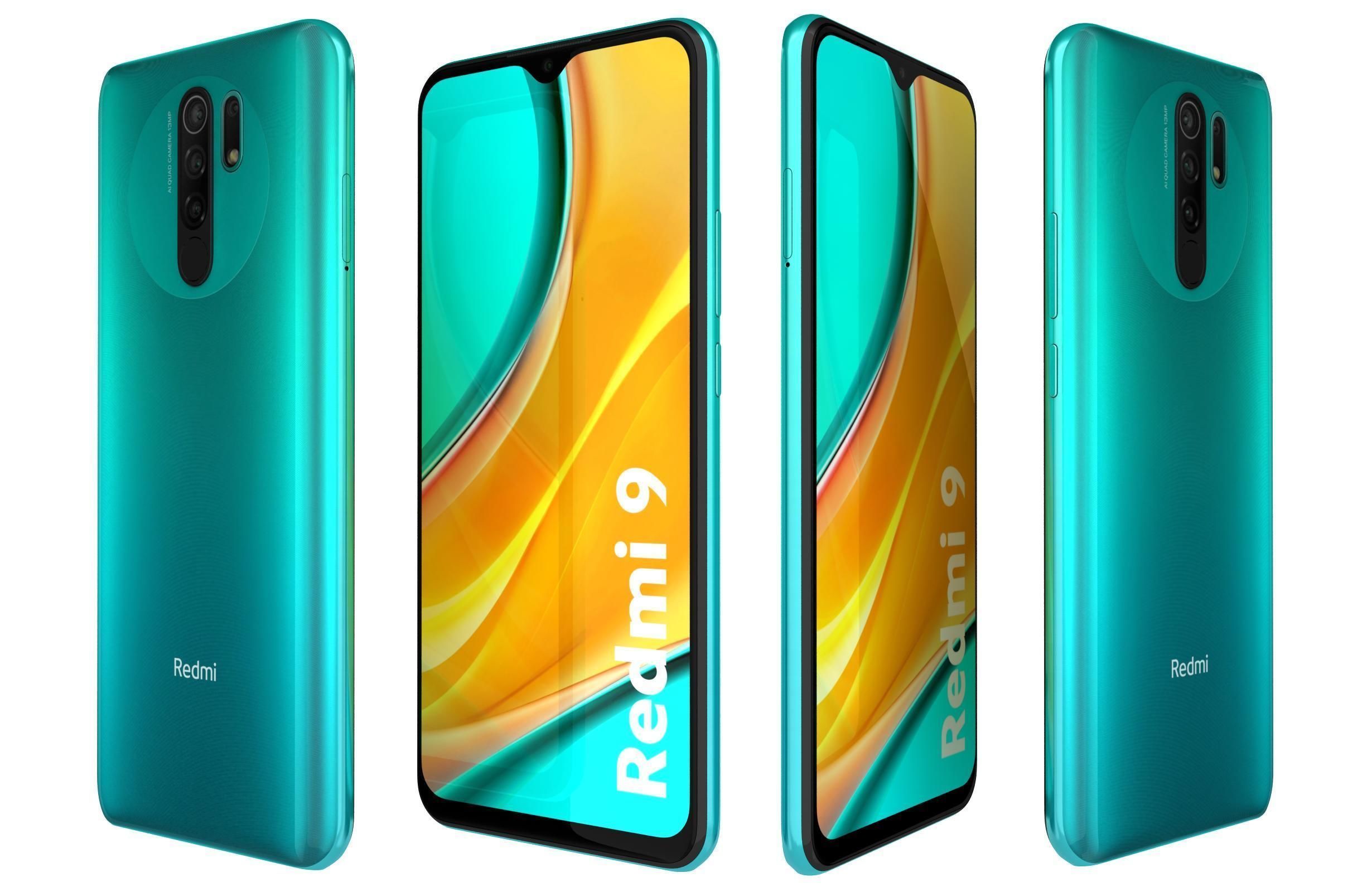 Xiaomi Redmi 9 All Colors 3D model_11