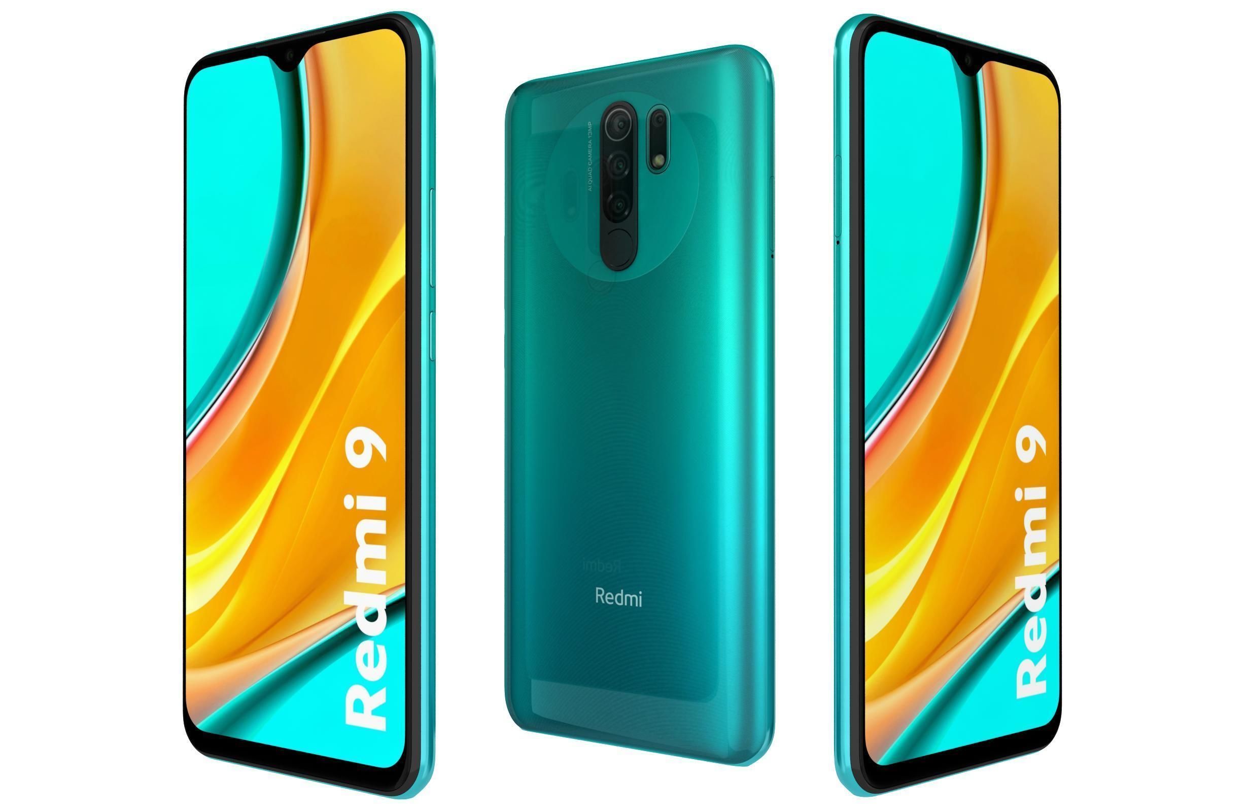 Xiaomi Redmi 9 All Colors 3D model_3