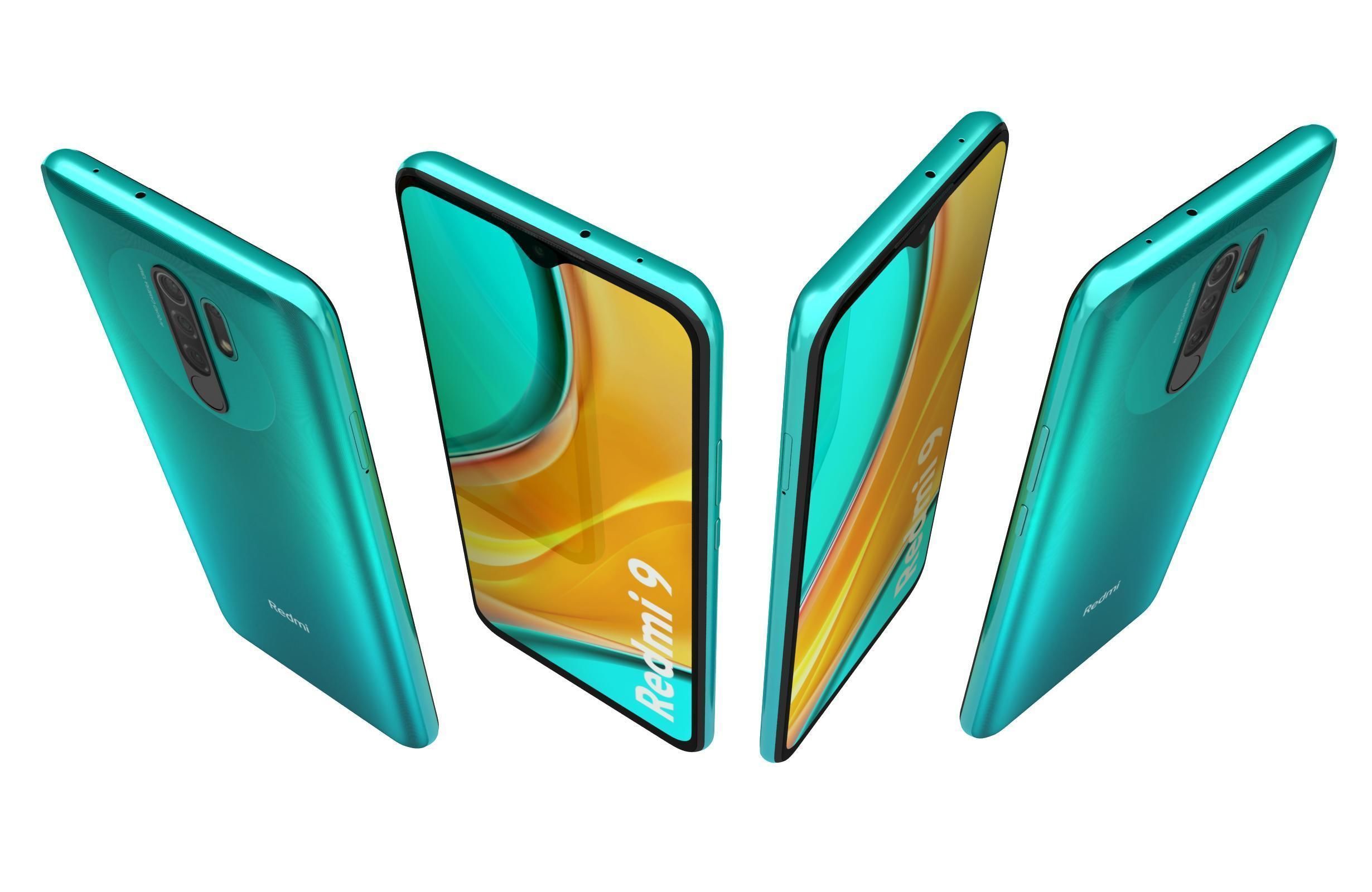 Xiaomi Redmi 9 All Colors 3D model_4