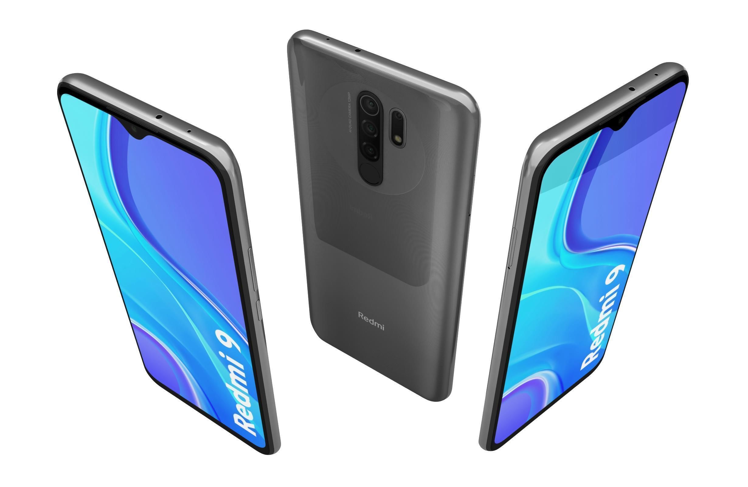 Xiaomi Redmi 9 All Colors 3D model_9