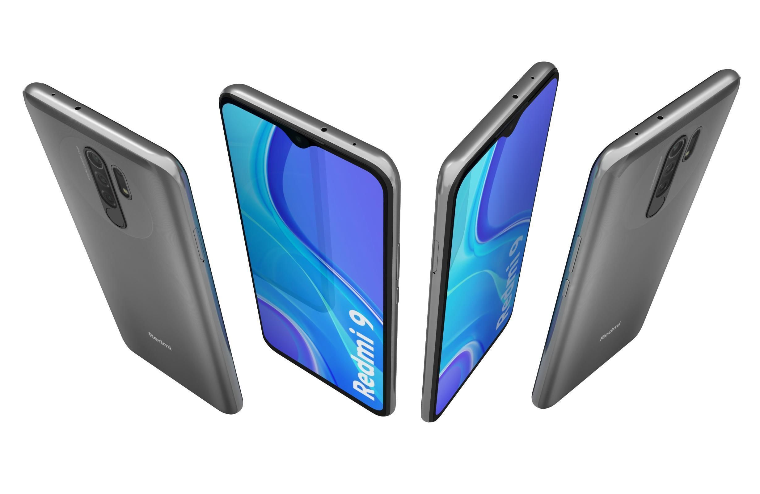 Xiaomi Redmi 9 All Colors 3D model_8