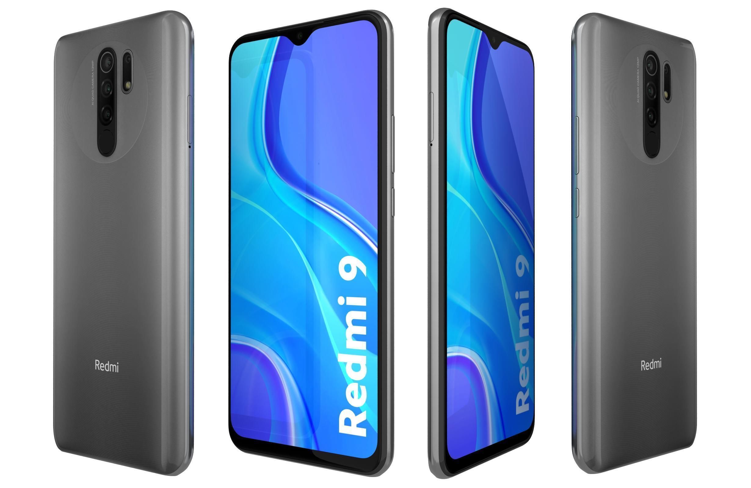 Xiaomi Redmi 9 All Colors 3D model_14