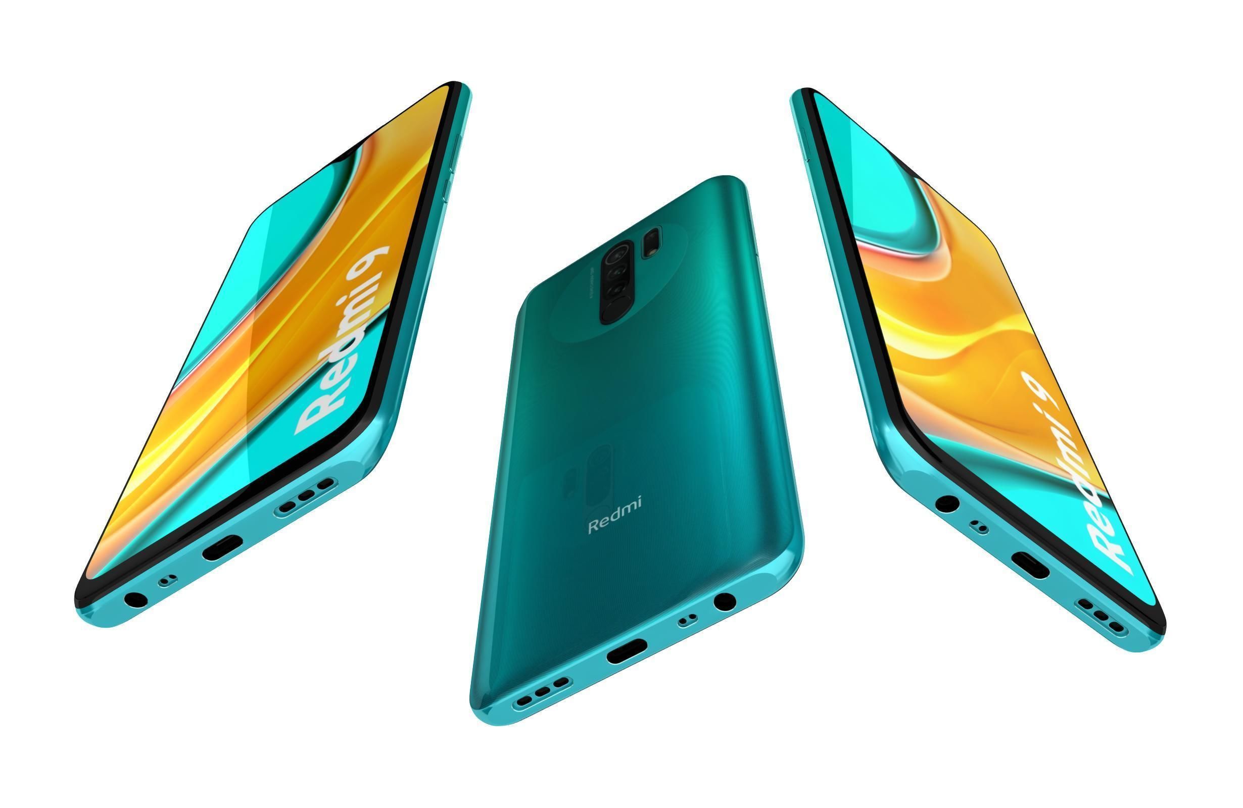 Xiaomi Redmi 9 All Colors 3D model_7