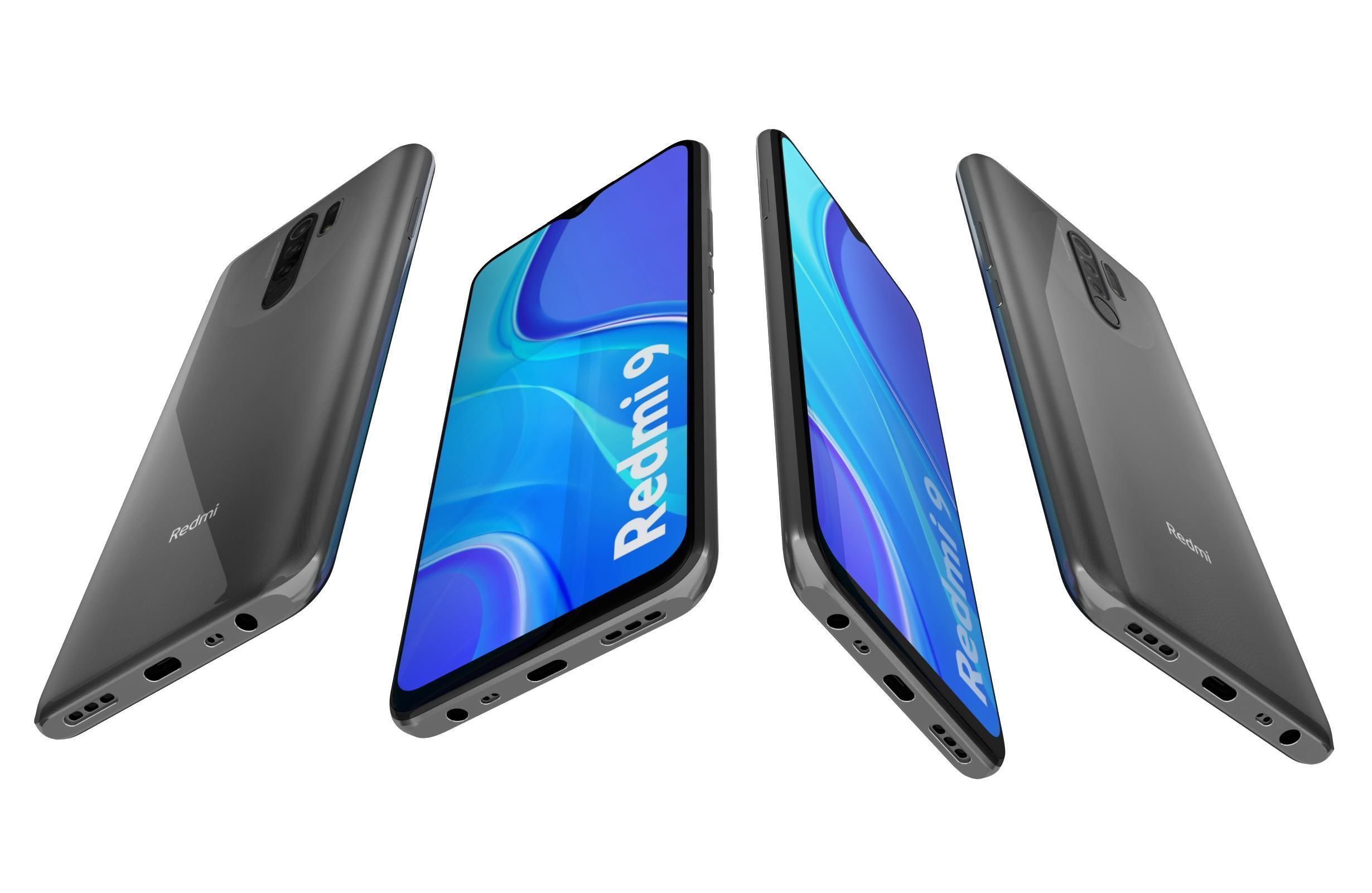 Xiaomi Redmi 9 All Colors 3D model_2