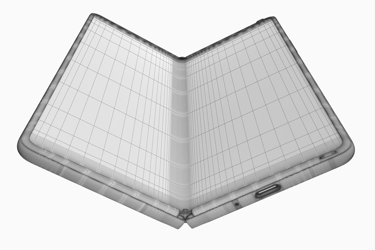 Samsung Galaxy Z Fold 2 all colors 3D model_32