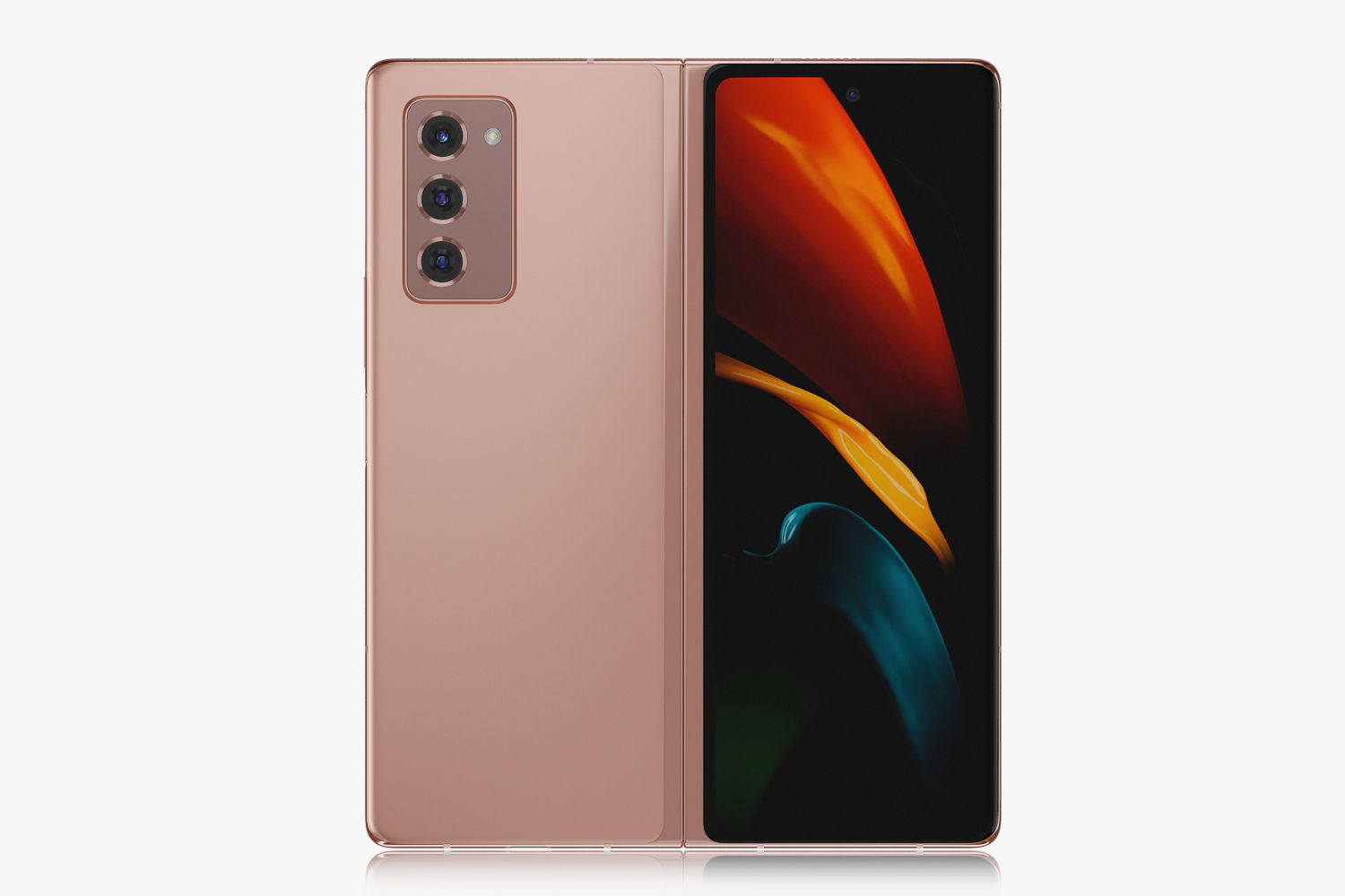 Samsung Galaxy Z Fold 2 all colors 3D model_2