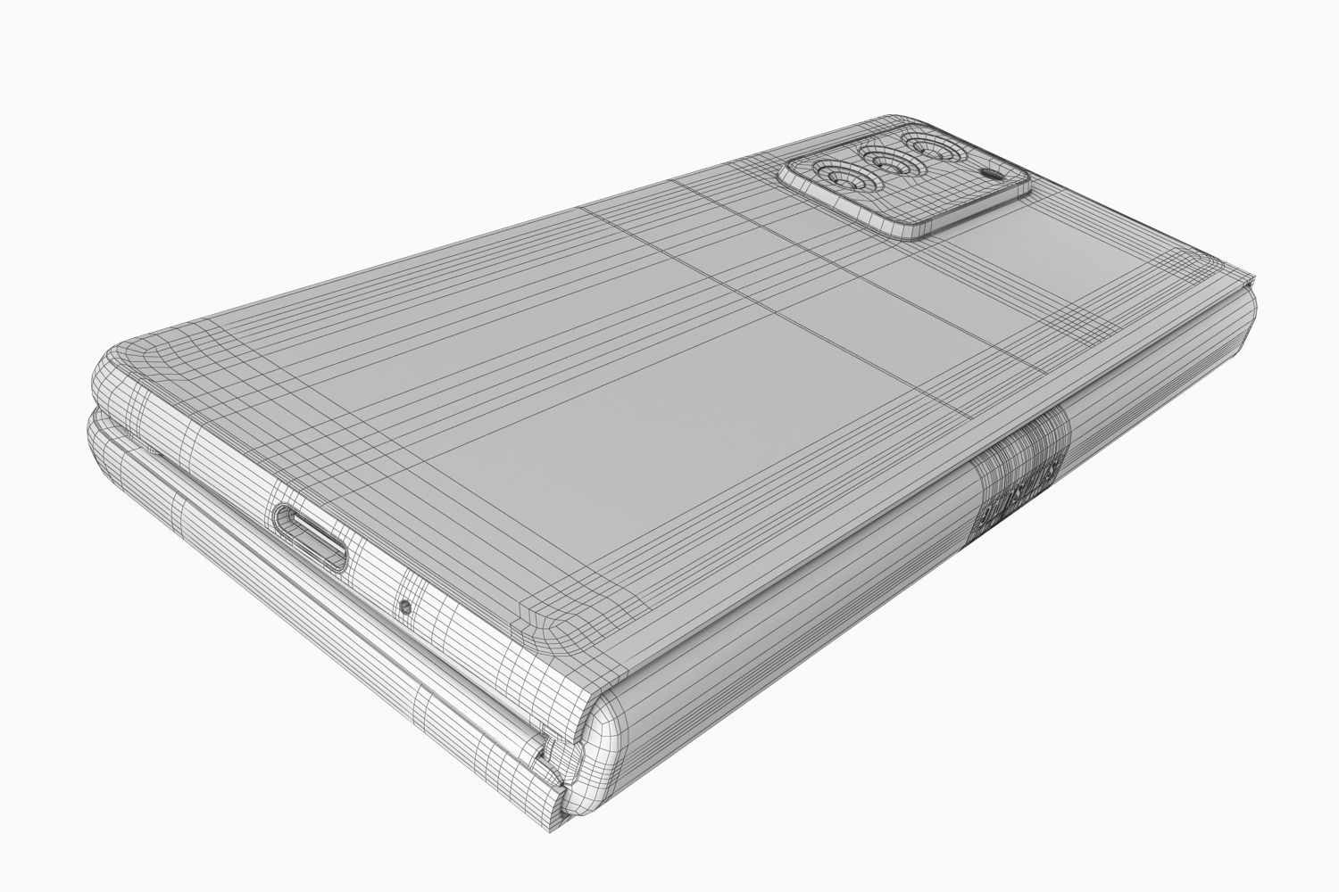 Samsung Galaxy Z Fold 2 all colors 3D model_27