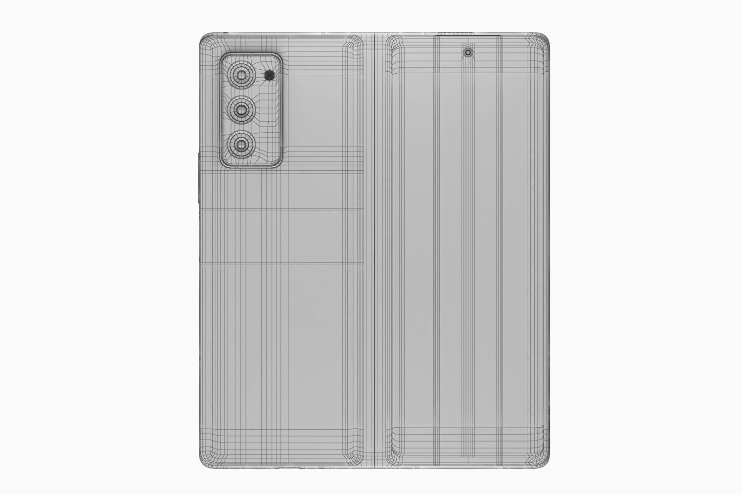 Samsung Galaxy Z Fold 2 all colors 3D model_25